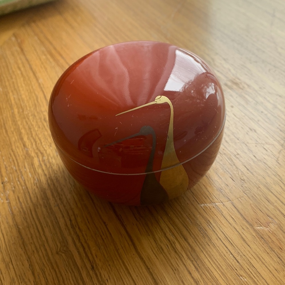 Vintage Fukagawa Porcelain Covered Dish